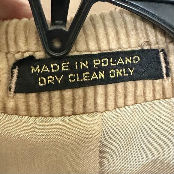 Zanetti Blazer Men’s 38 Corduroy Retro Elbow Patches Academia - Picture 7 of 11